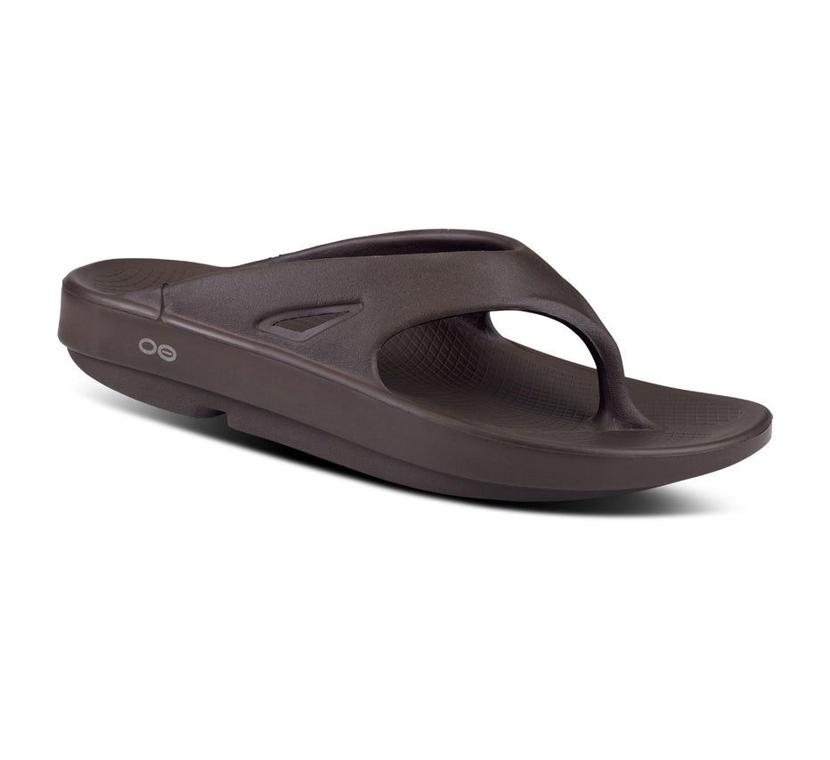 Oofos Ooriginal - Men's Flip Flops Dark Brown - Canada ( GNBW-56941 )
